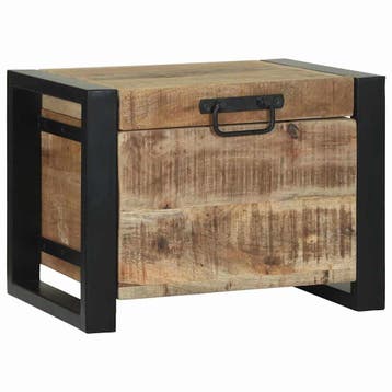 vidaXL Opbergkisten Bruin 40 x 30 x 30 cm Massief mangohout, Verzenden