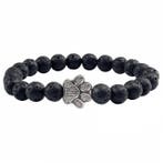 Fako Bijoux - Buddha Armband - Poot - Lavasteen -, Handtassen en Accessoires, Armbanden, Verzenden, Nieuw
