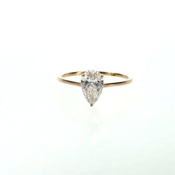 Zonder minimumprijs - Ring - 14 karaat Geel goud - 1.00ct., Nieuw