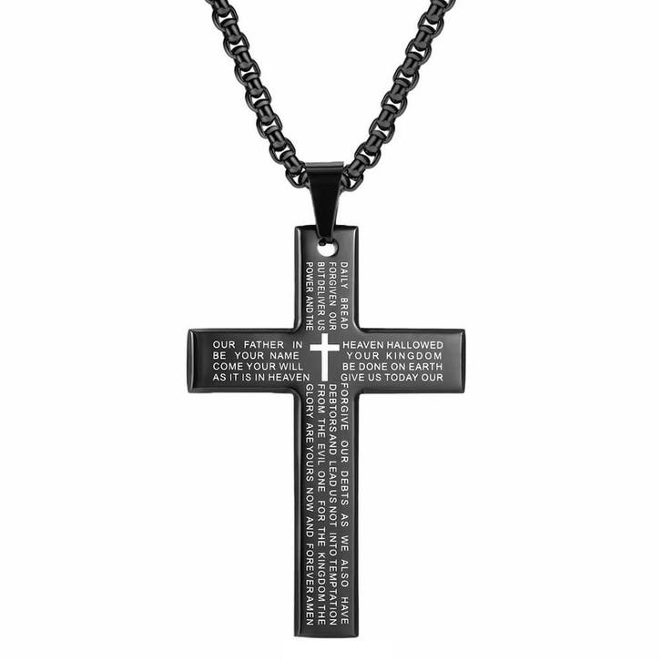 Fako Bijoux - Cubaans Kruis Voor Mannen Large - Ketting Met, Handtassen en Accessoires, Kettingen, Verzenden