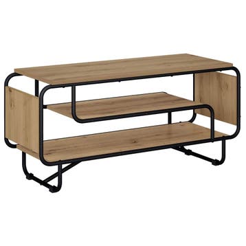 vidaXL TV Stand 98 x 36 x 45 cm Artisanaal eiken Bewerkt, Verzenden, Nieuw