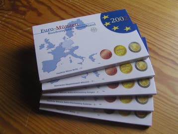 19,40 Euro Brd Kursmuntset 2003 A D F G J komplett polier..., Verzenden