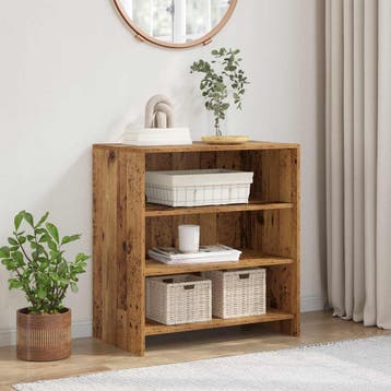 vidaXL Dressoir Bruin 70 x 41 x 75 cm Bewerkt hout, Huis en Inrichting, Verzenden, Nieuw