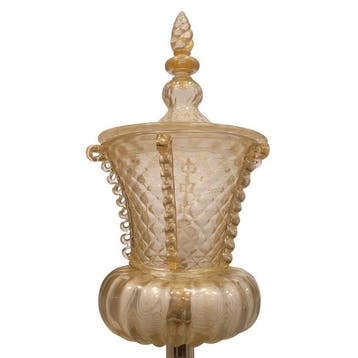 Barovier & Toso - Staande lamp - Muranoglas, Antiquités & Art, Antiquités | Éclairage