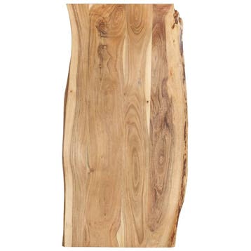 vidaXL Tafelblad 118x(50-60)x2,5 cm massief acaciahout, Verzenden, Nieuw