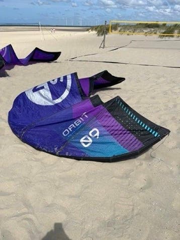 North Orbit Kite 2026 Deep Purple 9, Gebruikt, 9 m²