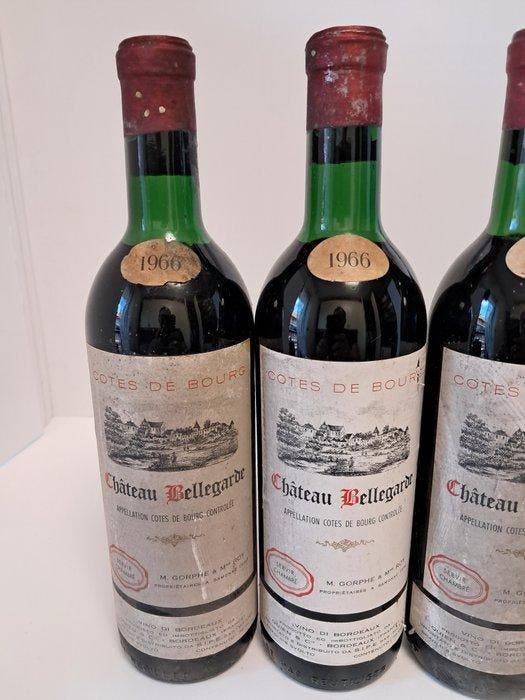 1966 Chateau Bellegarde x3, 1996 Chateau Baleste, buzet &, Verzamelen, Wijnen