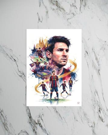 SDIMART 1996 - Lot of 2 Leo Messi & Diego Maradona Barcelona, Verzamelen, Nieuw
