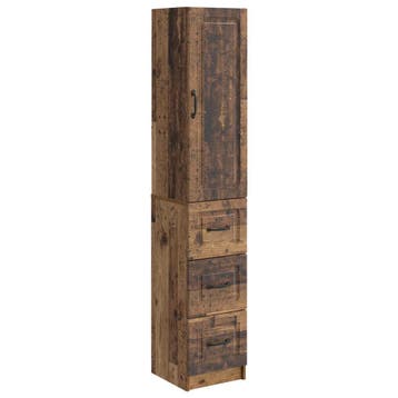 vidaXL Kast Set 2 pcs Oud hout 33 x 34,5 x 87 cm Bewerkt, Verzenden, Nieuw