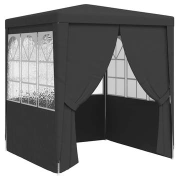 vidaXL Partytent met zijwanden professioneel 90 g/m² 2x2 m, Tuin en Terras, Verzenden, Nieuw