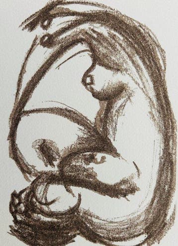 Carla Benvenuto (1956) - Elle - Lithographie originale