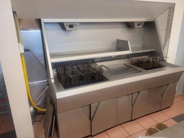 Nog niet gereviseerde Hegro HR 2 pans bakwand friteuse met b, Ophalen of Verzenden, Nieuw in verpakking