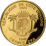 Côte dIvoire. 100 Francs 2025 Trésor Des Animaux – Bears 1g, Timbres & Monnaies
