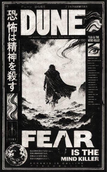 Æ (XX-XXI) - Set of 3 – Dune – “The Sleeper Awakens · Fear, Verzamelen, Nieuw