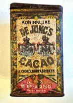 Pot - Métal - Rare boîte de cacao De Jong