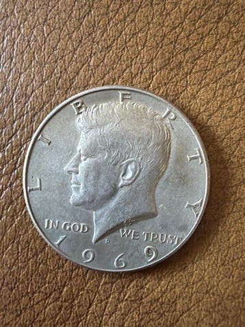 États-Unis. 1/2 Dollar 1969 Kennedy 11,5g (.400) Silber, Postzegels en Munten