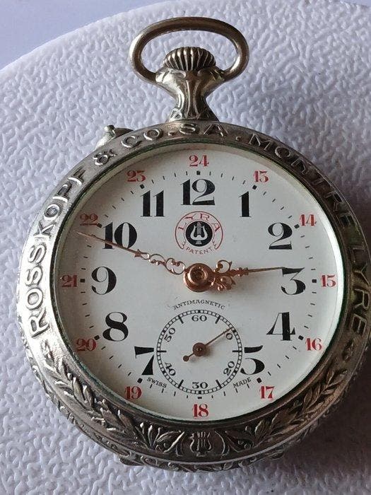 ROSKOPF & Co.SA-MONTRE LYRE - Ferrobiario - 1900-1949, Handtassen en Accessoires, Horloges | Heren