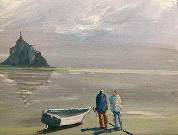 Anne-Esther (1964) - Brume sur le Mont Saint-Michel