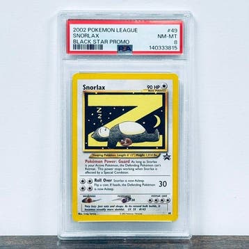 Pokémon Graded card - Snorlax 49 – Pokémon - PSA 8, Nieuw
