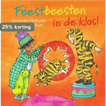 Feestbeesten in de klas 9789000348688 Vivian den Hollander, Boeken, Verzenden, Gelezen, Vivian den Hollander