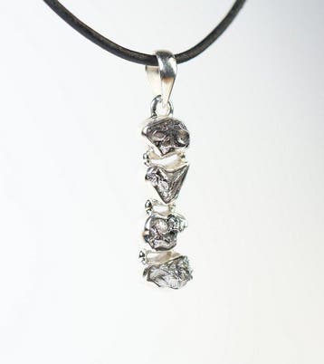 Hanger meteoriet Campo del Cielo / nieuw / 925. Sterling