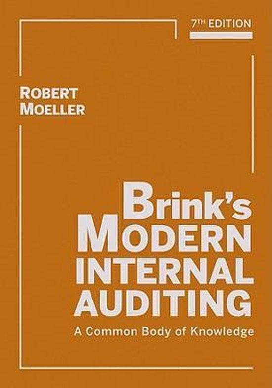 Brinks Modern Internal Auditing 9780470293034, Boeken, Taal | Engels, Zo goed als nieuw, Verzenden