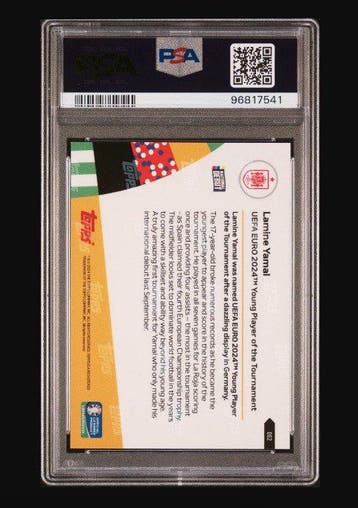 2024 Topps Lamine Yamal - Rookie Card Spain #62 - PSA 10 - 1, Nieuw