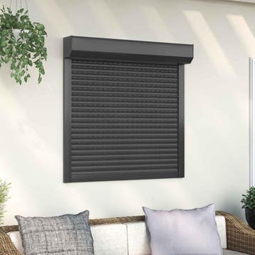 vidaXL Rolluik Antraciet 100 x 100 cm Aluminium en, Doe-het-zelf en Bouw, Verzenden, Nieuw