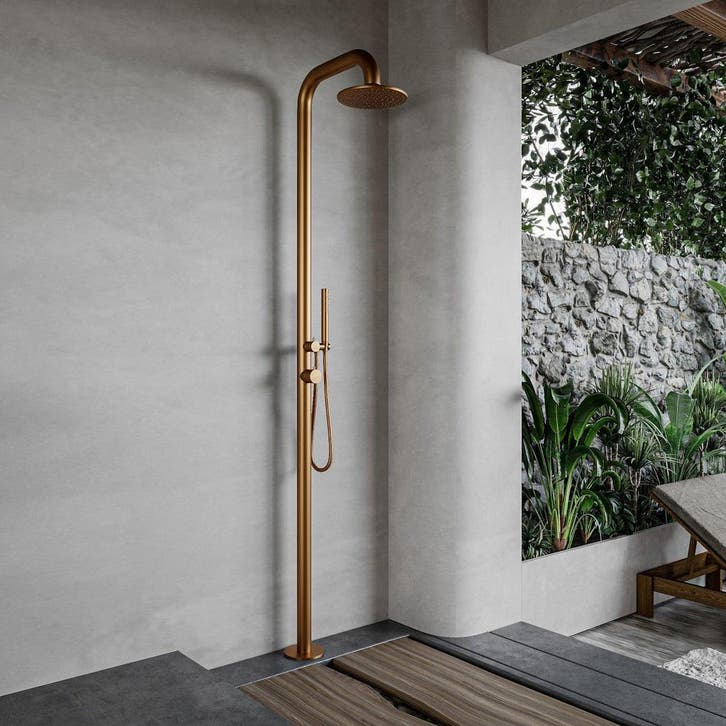 Buitendouche vrijstaand Fortifura Outdoor Deluxe Regendouche, Doe-het-zelf en Bouw, Sanitair, Kraan, Nieuw, Ophalen of Verzenden