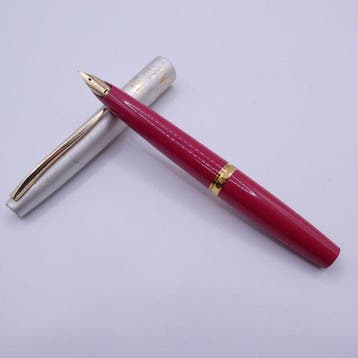 Pilot - Pilot Fountain Pen Silver Pink 18K-750 Gold Nib -