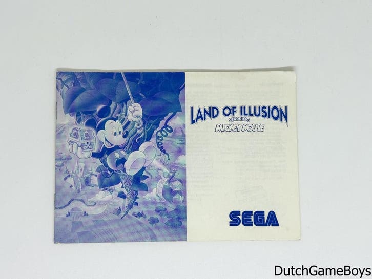 Sega Master System - Land Of Illusion Starring Mickey Mouse, Auto diversen, Handleidingen en Instructieboekjes, Verzenden