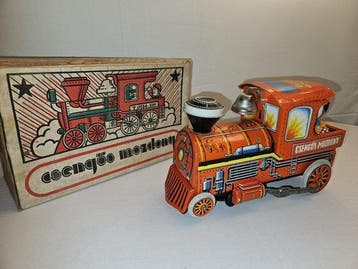 Elzett Mvek - Speelgoed Csengs mozdony - 1950-1960 -