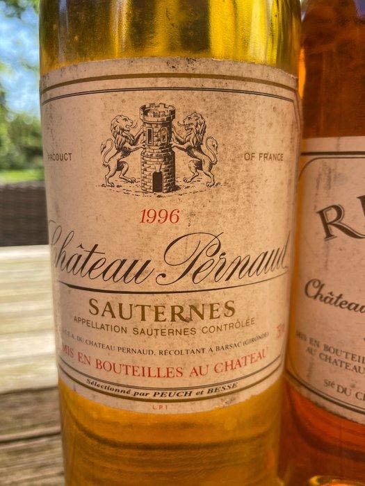 1998 Château Guiraud, 1981 Rieussec, 1996 Château Pernaud -, Collections, Vins