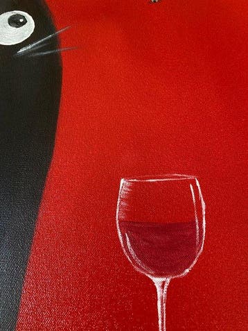 Tetiana Zaitseva - Acrylic Painting XL Surprise no 297