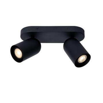 Lucide PUNCH - Plafondspot - 2xGU10 - Zwart -, Verzenden, Nieuw
