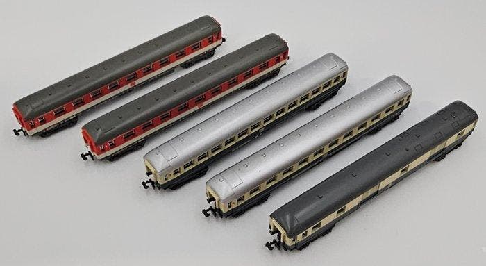 Lima N - Ensemble de wagons de passagers pour trains, Hobby en Vrije tijd, Modeltreinen | N-Spoor