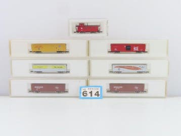 Märklin Z - 8637/8671/8673/8641/8230/8677 - Wagon de, Nieuw