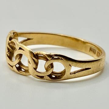 Zonder minimumprijs - Ring - 18 karaat Geel goud, Nieuw