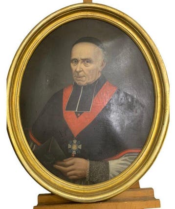 École italienne (XIX) - Ritratto dí religioso, Antiek en Kunst, Kunst | Schilderijen | Klassiek