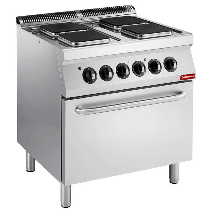 Fornuis + Oven | MAXIMA 700+ | Elektrisch | 4 Kookpunten, Zakelijke goederen, Horeca | Keukenapparatuur, Nieuw in verpakking, Verzenden