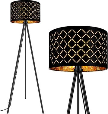 Lampadaire trepied 158cm - Bon plan salon/bureau - Second..., Maison & Meubles, Verzenden, Modern