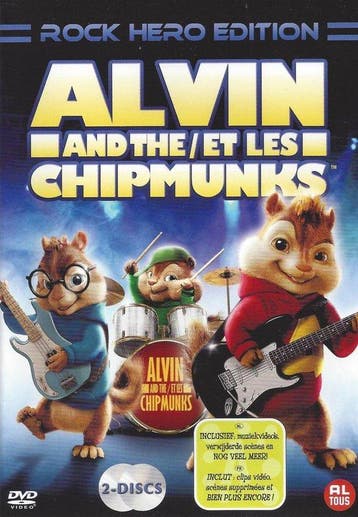 Alvin and the chipmunks rock hero edition (dvd nieuw), Ophalen of Verzenden
