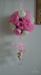 Bloemenbal pomander roseball bruidsmeisje beautypink - deep, Nieuw