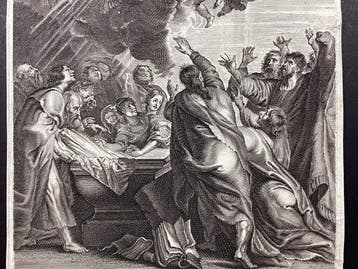 Paul Pontius (1603-1658), da - LAssunzione della Vergine, Antiek en Kunst