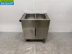 RVS Rieber Verrijdbare Bain-Marie 2 x 1/1 GN met, Ophalen of Verzenden