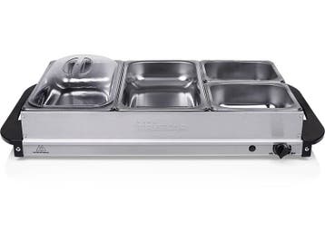 Tristar -  Buffet Warmhoudplaat  - Zilver, Verzenden, Nieuw