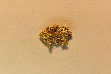Goud Goud nugget- 0.13 g - (1)