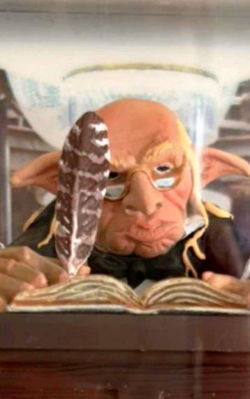Warner Bros. - Speelgoed Gringotts Goblin pintado mano, Verzamelen, Nieuw