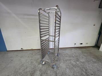 Saro Regaalwagen voor GN1/1bakken – B45,5 x D60 x H173 cm, Zakelijke goederen, Nieuw in verpakking