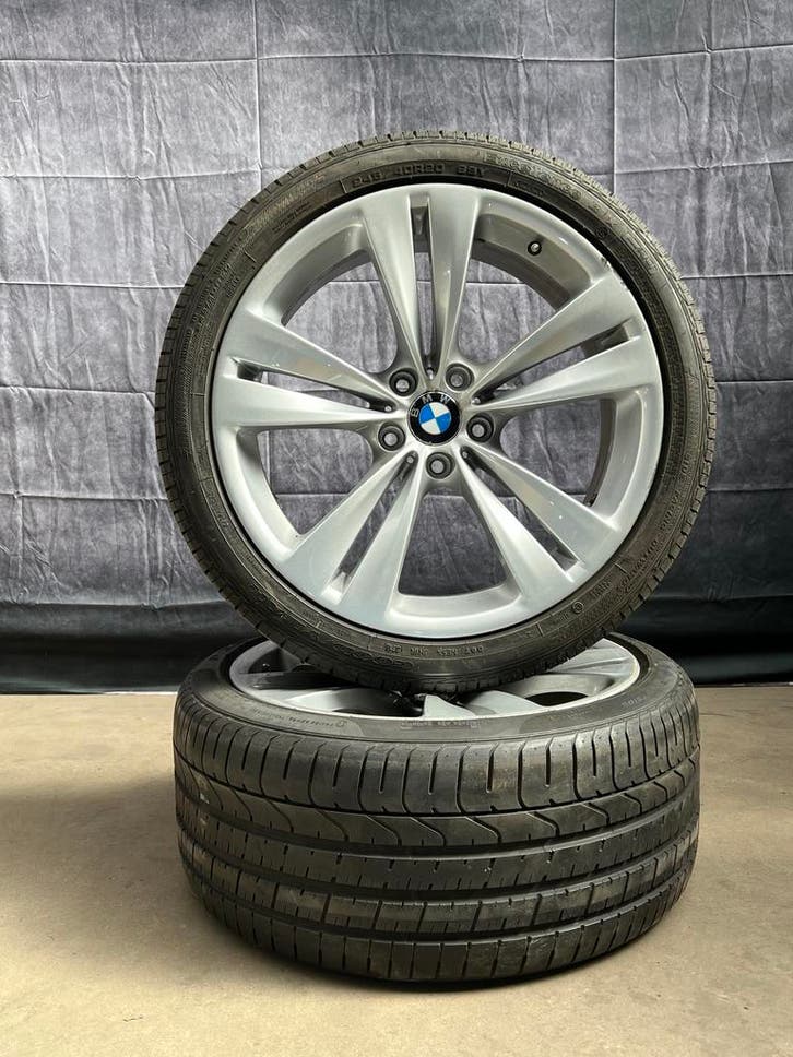 BMW OEM WIELSET STYLING 316 20 breedset, Auto-onderdelen, Banden en Velgen, 20 inch, Zomerbanden, Personenwagen, Gebruikt, Herkomst onderdeel bekend